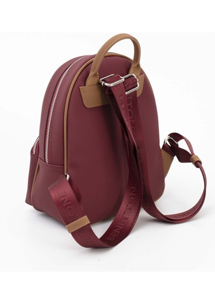 Benetton Kadın Sırt Çantası Bordo - Camel BNT1676 fırsatları