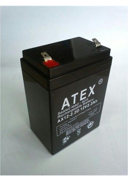 AX-12V 2.2AH Dik Bakımsız Kuru Akü