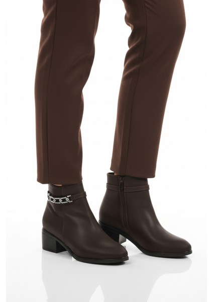 Kahve Içi Polarlı Fermuarlı Kadın Bot 325131 Z modelleri