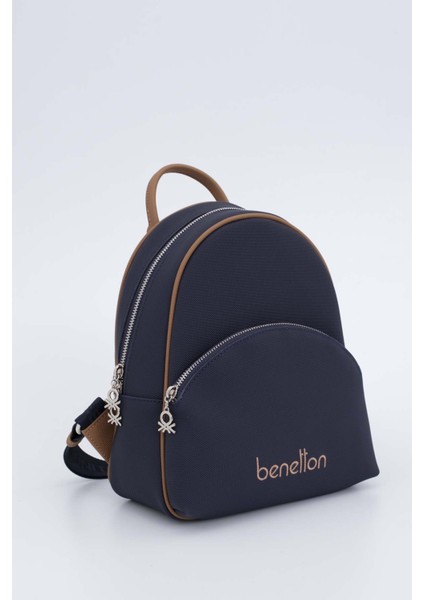 Benetton Kadın Sırt Çantası Lacivert-Camel BNT1676 modelleri