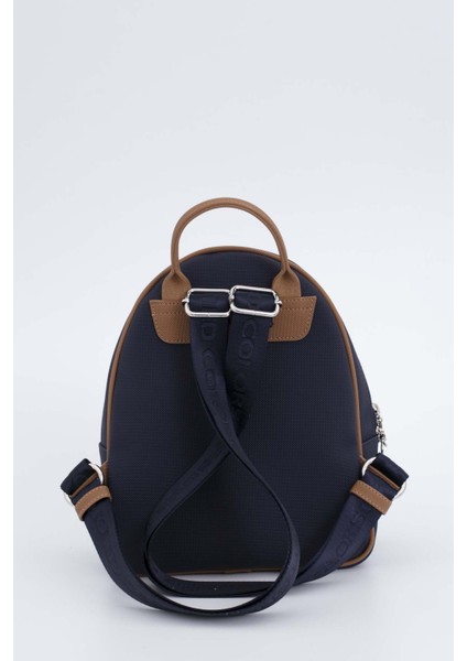 Benetton Kadın Sırt Çantası Lacivert-Camel BNT1676 fırsatları