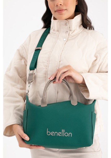 Benetton Kadın Kol Çantası Zümrüt - Koyu Taş BNT1678 fiyatları