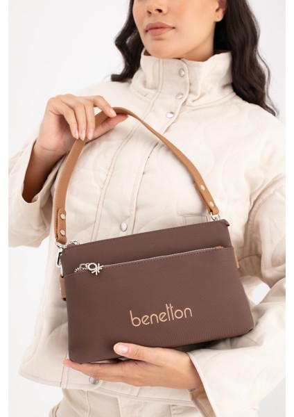 Benetton Kadın Çapraz Çanta Kahve-Camel BNT1667