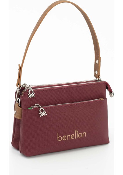 Benetton Kadın Çapraz Çanta Bordo - Camel BNT1667 modelleri