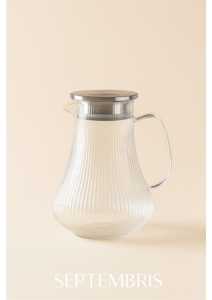 Borosilikat Cam Su Sürahisi 1,8 Lt – Sızdırmaz Metal Kapaklı fiyatları