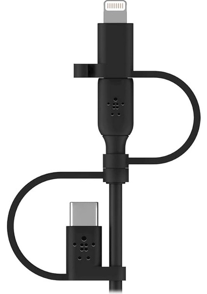 Evrensel Kablo (3'ü 1 Arada Usb-C, Lightning, Micro-Usb Şarj Kablosu) Akıllı Telefonları, Tabletleri, Güç Bankalarını ve Daha Fazlasını Şarj Edin (3,3 Ft/1 M) modelleri