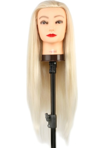 Kuaför Eğitim Mankeni - Yaki + Masa Aparatı - Platin