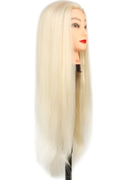 Kuaför Eğitim Mankeni - Yaki + Masa Aparatı - Platin fiyatları