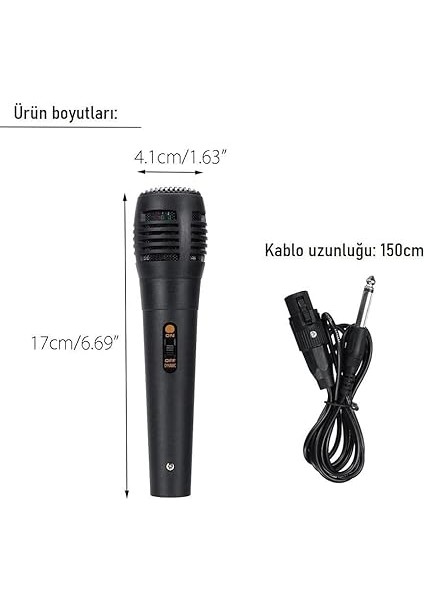 YL-101 Profesyonel Dinamik El Mikrofonu fırsatları