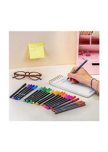 Intensity Keçeli Kalemler, Yetişkinler ve Gençler Için, 24 Yıkanabilir Renk, Sağlam Uçlu, Karton Kutuda modelleri