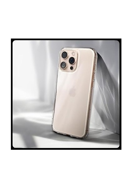 iPhone 16 Pro ile Uyumlu Ince Kılıf Ultra Hybrid Sararma Karşıtı Duraclear Hava Kanalı Teknolojisi Askeri Sınıf Koruma Frost Clear Mat Kapak - ACS08122 modelleri