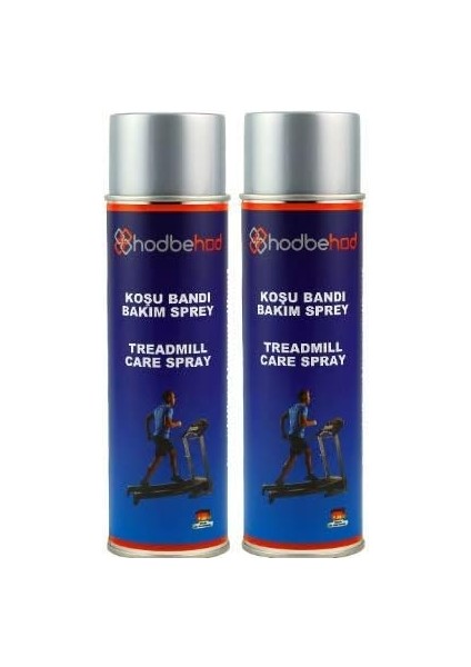 2 Adet 500 ml Silikon Yağı Koşu Bandı Yağlayıcı Sprey
