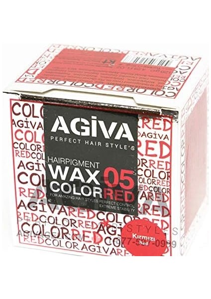 Agiva Wax 120 gr Kırmızı