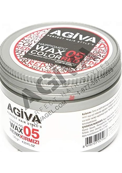 Agiva Wax 120 gr Kırmızı modelleri