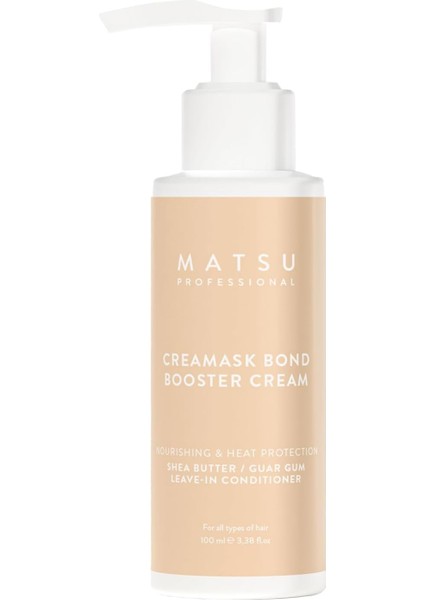 Matsu Professional Creamask, Durulanmayan Bağ Onarıcı Bakım Kremi, Seyahat Boy, 100 ml