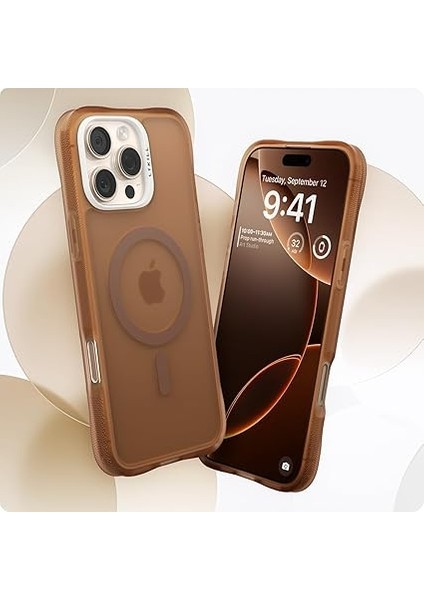 Ciel By Cyrıll iPhone 16 Pro Max Magsafe Kılıf Ultrasheer Mag Sararma Karşıtı Hava Kanalı Teknolojisi™ Askeri Sınıf Koruma Espresso Mat Kapak - ACS08246 fiyatları