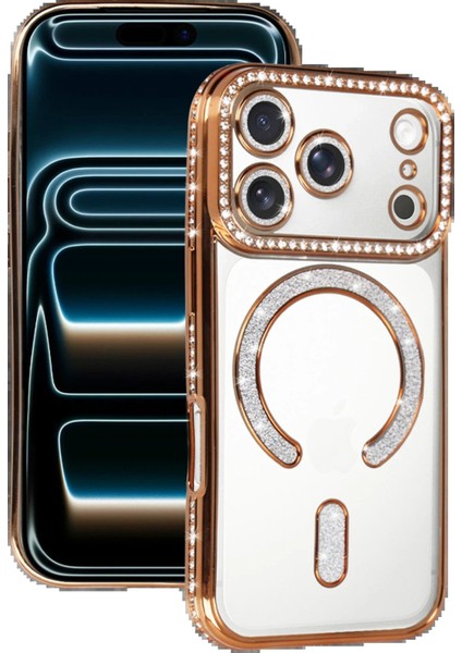 CPT05 Apple iPhone 17 Pro Max Joke Simli Magneticsafe Kılıf - Turuncu