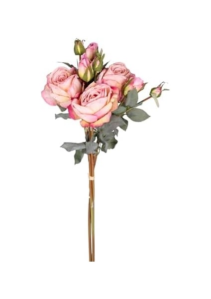 Yapay Gül Demeti 3 Dallı Açık Pembe 60 Cm. fiyatları