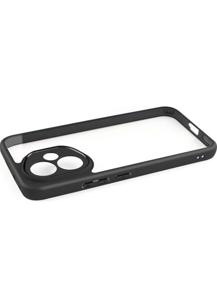 Honor 400 ile Uyumlu Kamera Korumalı Şeffaf Pürüzsüz Arka Yüzey Z-New Roll Kapak Parmak Izi Yapmayan Honor 400 Için Kılıf Siyah fiyatları