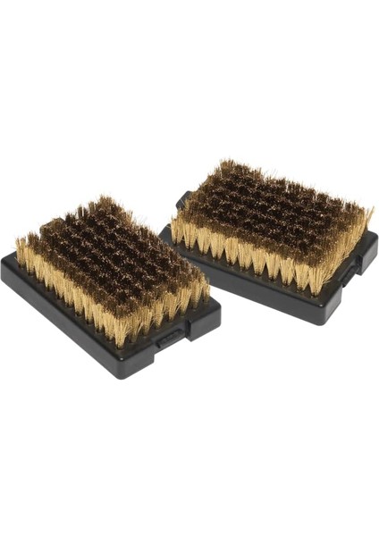 Aygaz Barbekü Fırçası Yedek Başlık, Kolay Kullanım, Klik Sistemi, Barbekü Temizleyici, Pirinç Kıllı Barbekü Fırça Uçları, 2&apos;li Set