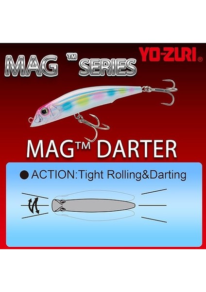 Yo Zuri Mag Darter ' F mm Floating Diver Lure fırsatları