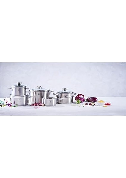 Focus 5 Parça Tencere Seti, Paslanmaz Çelik, Gümüş Rengi fırsatları