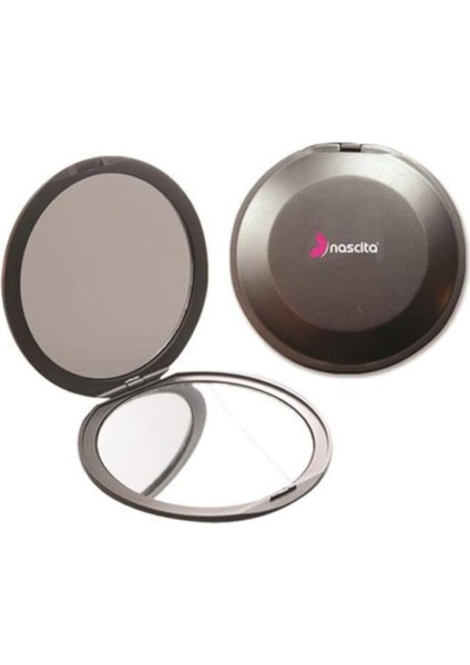 Nascita Gri Cep ve Çanta Makyaj Aynası