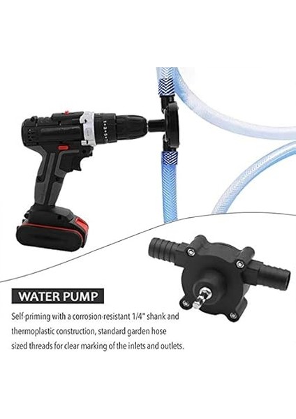 Konglyle Mini Elektrikli Güç Pompası Dizel Yağ Sıvı Su Kendinden Emişli Transfer Pompaları Hızlı Pompalama Hızı indirimleri