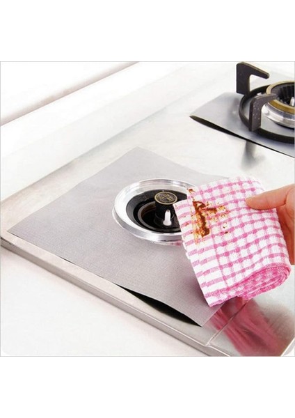 4 Adet Ocaklar Için Koruyucu Ped Alüminyum fırsatları