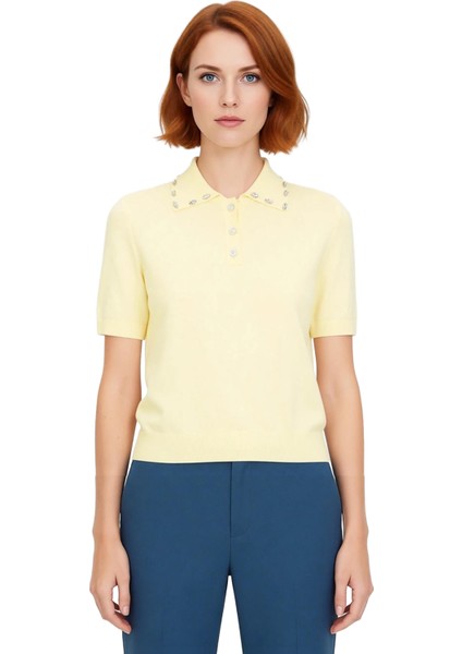 Kadın Ince Triko Polo Üst Şık Detaylı ve Konforlu Günlük Giyim Parçası Kaliteli Şık Rahat Modern fiyatları