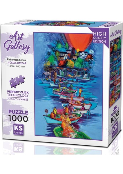 Games 1000 Parça Balıkçılar Serisi I Puzzle