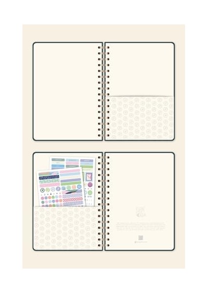 A5 Spiralli Sert Kapak Düz Çizgisiz Tarihsiz Not Defteri Koyu Yeşil fiyatları