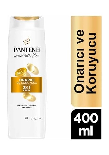 Pantene Onarıcı & Koruyucu 3&apos;ü 1 Arada Şampuan 400 ml fiyatları