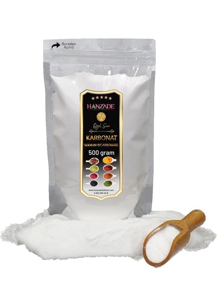 Hanzade Bitkisel Karbonat 500 gr fiyatları
