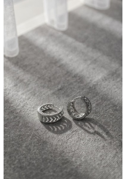 Gua Silver Zirkon Taşlı Vip Halka Küpe fiyatları