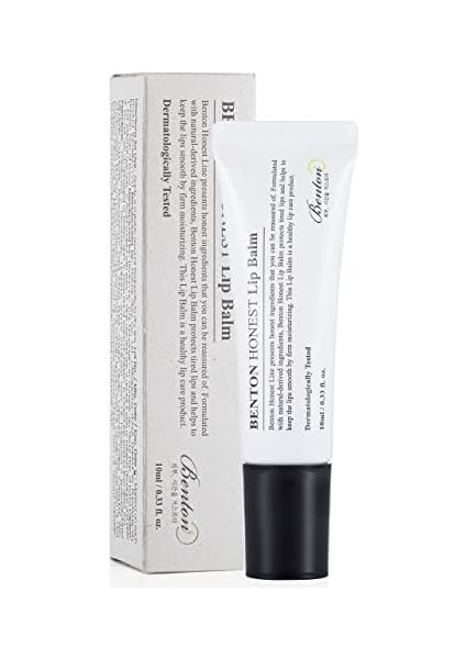 Honest Dudak Balsamı 10 ml – Nemlendirici, Tüm Gün Dudak Bakımı,%99 Doğal Içerik, K-Güzellik, Kore Kozmetik