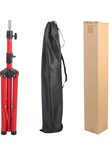 Kuaför Eğitim Mankeni Için Metal Tripod - Kırmızı + Taşıma Çantası indirimleri