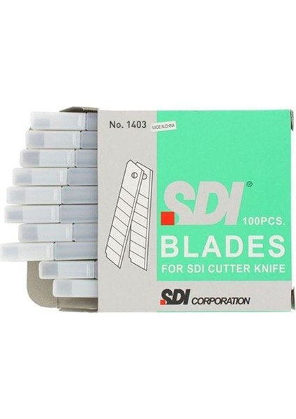 Maket Bıçağı Yedeği Dar 100'LÜ Paket