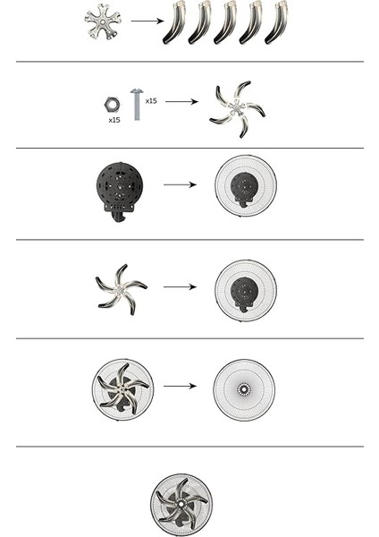 3in1 Sanayi Tipi Ayaklı, Masaüstü Vantilatör 80W fiyatları