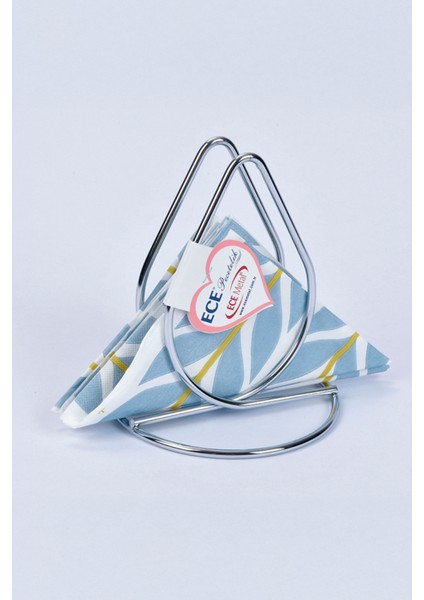 Modern Tasarım Metal Peçetelik | Damla Model Şık Mutfak Peçete Düzenleyici