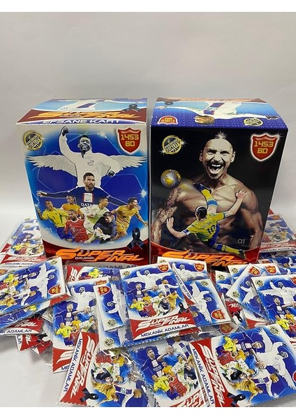 Süper Final Yeni Sezon Mekanik Adamlar Futbolcu Kartları Serisi 3'lü Paket 300 Adet