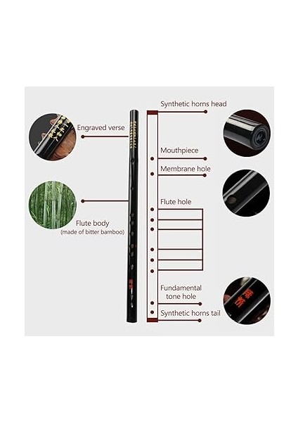 Dizi D Key Dizi Bambu Flüt Yeni Başlayanlar Müzik Severler Için Taşıma Çantası ile Geleneksel Çince Müzik Aleti indirimleri