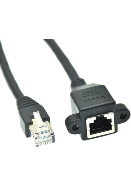 8050 RJ45 Dişi Erkek Uzatma 5m Panel Tipi Cat6 Montaj Kablosu (5 Metre)