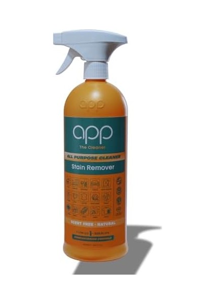 App Gold - 1 Lt - Tüm Yüzeyler Için - Doğal Sertifikalı - Çok Amaçlı Temizleyici ve Leke Çıkarıcı modelleri
