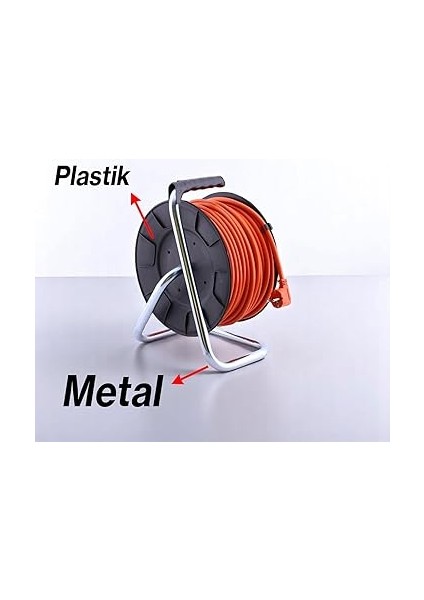 Cca Uzatma Kablosu 3x2.5 mm 30 Metre 4 Prizli Monofaze Termal Sigortalı Plastik Seyyar modelleri