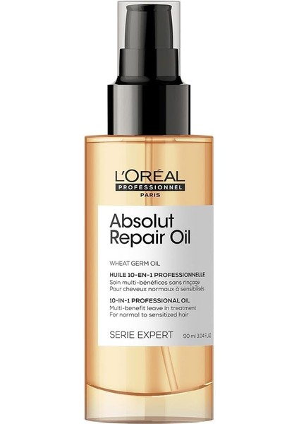 Professionnel Paris Serie Expert Absolut Repair 10 In 1 Yıpranmış Saçlar Için 10 Etkili Mucize Saç Bakım Yağı 90ML