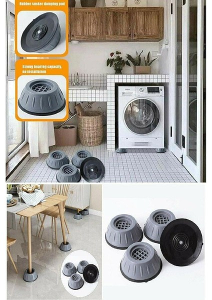 Makinesi Titreşim Önleyici Kaydırmaz Stoper Set 4 Adet