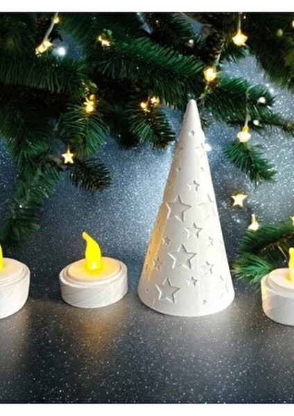 Işıklı Yılbaşı Ağacı Noel Süsleri ile 15 cm Yükseklikte Plastik Malzeme indirimleri