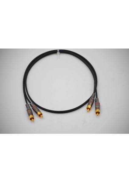 Amfi Rca Kablosu – 2 Metre - El Yapımı %100 Bakır – Anfi Rca Ses Kablosu - 2 Metre
