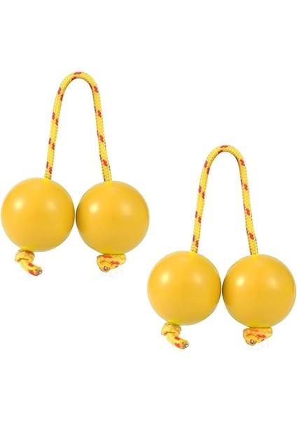 2 Çift Ritmik Top Seti Aslatua Shaker Enstrüman Çıngırak Seti Çocuklar Yetişkinler Düğünler Partiler Için Müzik Sınıfı Sarı